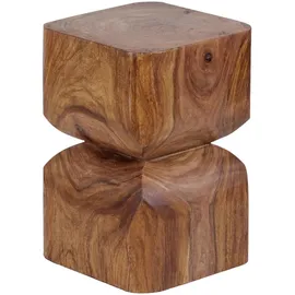 Wohnling Beistelltisch Sheesham 30 x 30 x 45 cm