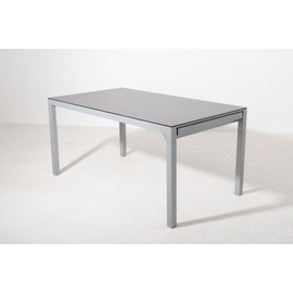 Gardissimo Faro Keramik Ausziehtisch Gartentisch 160-260x90cm silber