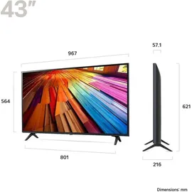 LG 43UT80006LA 43" 4K LED Smart TV UT80