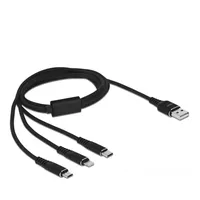 DeLock USB-A auf Micro USB 2.0 1,0 m Schwarz