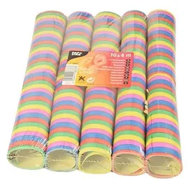 Papstar Luftschlangen 4 m 100 St. Stripes