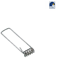 Rutec Universal-Haltefeder 5cm für alle RUTEC Einbauleuchten (außer Möbelstrahler), Chrom RU-55301