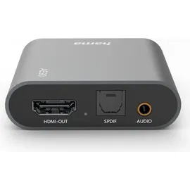 Hama HDMI-Audio-Extractor AE90 HDMI 3,5 mm 0,0 m Silber