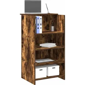 vidaXL Empfangstheke Räuchereiche 55x50x103,5 cm Holzwerkstoff