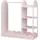 [en.casa] Vestnes Garderobenständer 100x94x38 cm rosa