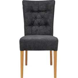 Home Affaire Polsterstuhl Queen (Set), 2 St., Feinstruktur, Esszimmerstuhl mit Knopfheftung, 2er, 4er oder 6er-Set