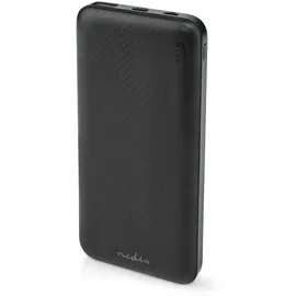 Nedis UPBKPD10000BK 10000 mAh Lithium Polymer (LiPo), 3,7 V, 18 W, Schwarz