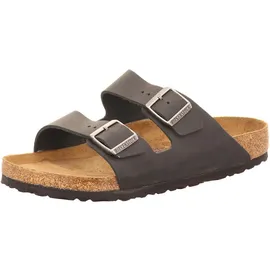 Birkenstock Arizona Weichbettung Naturleder geölt schwarz 46