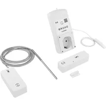 Broko Set Dunstabzug | BL220FT | Funk-Schalter Schuko + Fensterkontakt + Temp
