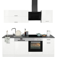 Held MÖBEL Küchenzeile »Trier«, ohne E-Geräte, Breite 220 cm, weiß
