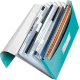 Leitz Fächermappe DIN A4 6-Fach eisblau