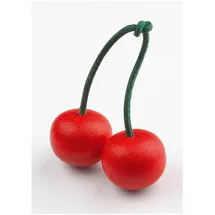 Erzi 11041 Kirsche, Paar aus Holz, Kaufladenartikel für Kinder, Rollenspiele