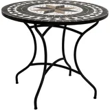 Atmosphera Runder Esstisch Kipos aus Mosaik D 90 cm,