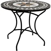 Atmosphera Runder Esstisch Kipos aus Mosaik D 90 cm,