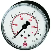 Riegler Standardmano, Kunststoff, G 1/4 hinten, 0 - 10,0