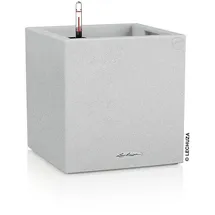 LECHUZA Canto Stone low 40 Komplettset 40 x 40 x 40 cm quarzweiß