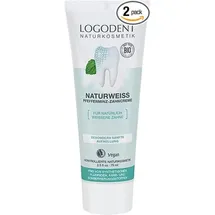 Logona Naturweiß Pfefferminz Zahnpasta 75 ml