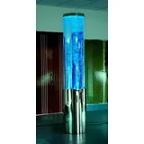 JVmoebel Zimmerbrunnen Säule Wassersäulen Wasser Wand Säulen 220cm Edelstahl wohnzimmer Club, Made in Europa silberfarben