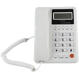 Bewinner Schnurgebundenes Telefon,Wired Corded Tischtelefon,Festnetztelefon mit Anrufbeantworter für Heim/Hotel/Büro mit automatischer Identifikation des DTMF/FSK Dualsystems