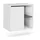 Vicco Waschbeckenunterschrank Viola 60 x 60 x 46 cm Weiß/Grau