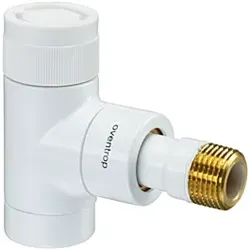 Oventrop Thermostatventil Baureihe E 1163062 1/2", Eck, weiss