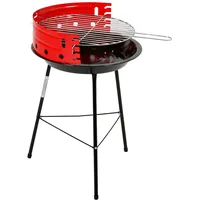 Gravidus Rundgrill mit Dreibeingestell Standgrill Holzkohle Windschutz