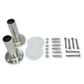 Fluidra Deutschland GmbH Leiterendstücke 1 Paar aus Edelstahl V4a für Holmdurchmesser 43 mm