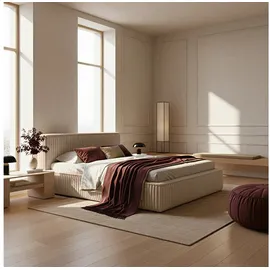 yourhouse24 Melody 180 x 200 cm Beige/Grau
