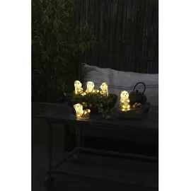 Konstsmide LED Lichterkette 5 m Kunststoff 40 warmweiße Dioden Transparent