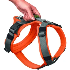 Hunter Maldon Up Hundegeschirr Orange/Grau XS-S