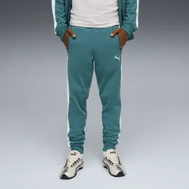Puma Sporthose "T7 ALWAYS ON Trainingshose Jungen", Mädchen, Gr. 164, Normalgrößen, emerald ice grün, Obermaterial: 100% Polyester. Rippe: 98% Polyester, 2% Elasthan, unifarben, regular fit, Hosen Sporthose