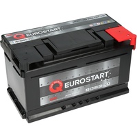 PKW Autobatterie 12 Volt 80Ah Eurostart SMF Starterbatterie ersetzt 84 85 90 Ah