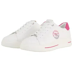 TOM TAILOR Damen Sneaker mit Logo-Print, weiß, Logo Print, Gr. 37