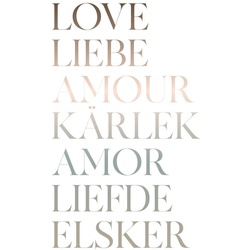 Bild LOVE - bunt