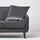 Homescapes Kissenbezug Samt 60 x 60 cm Grau