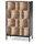Vicco Eliza 76 x 120 cm Schwarz/Eiche