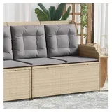 vidaXL Gartenbank 114 x 58 x 67 cm Beige