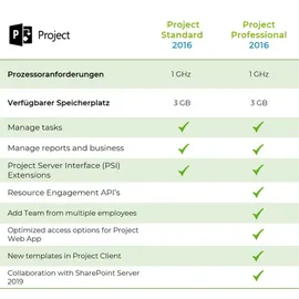 Microsoft Project Professional 2016 ESD ML Win