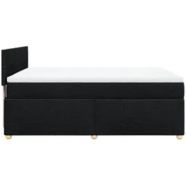 vidaXL Boxspringbett 140 x 200 cm Schwarz