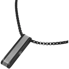 Tom Tailor Kette mit Anhänger Edelstahl Schwarz