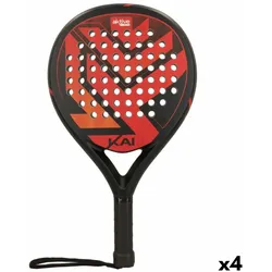 Squash-Schläger Aktive Schwarz/Rot (4 Stück)