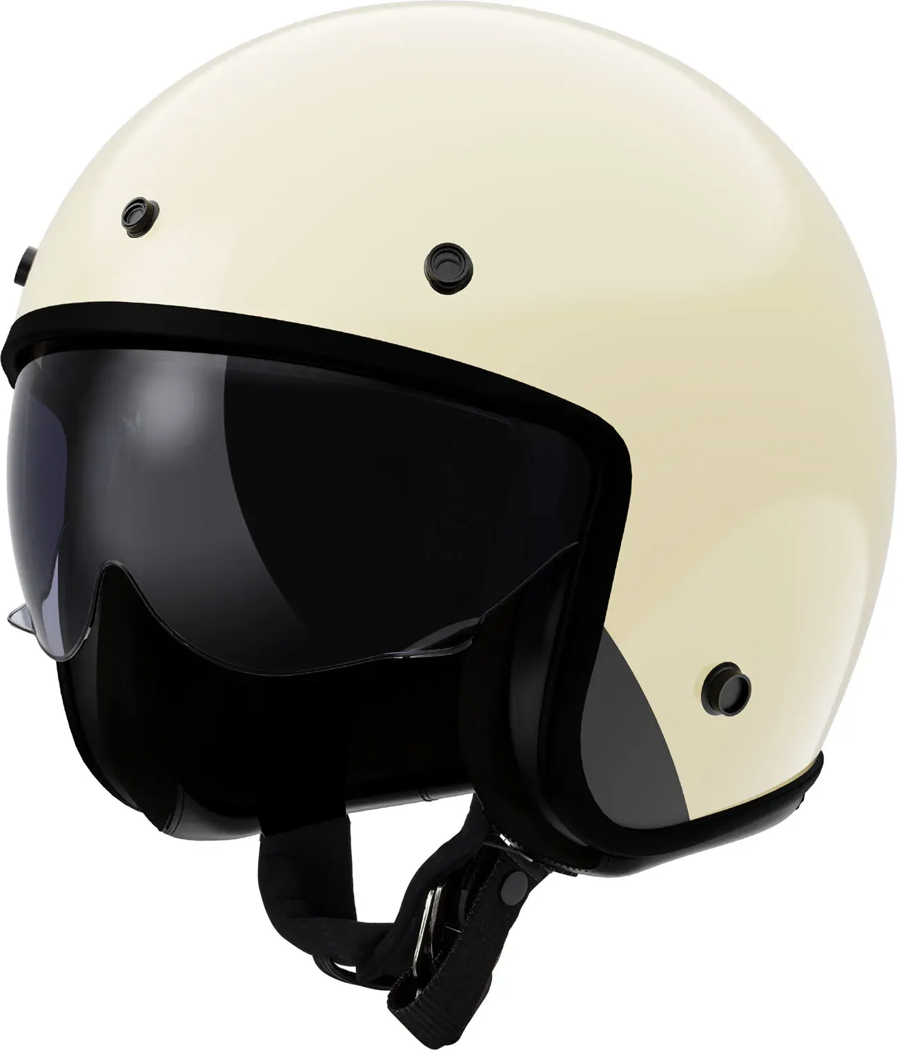 LS2 OF601 Bob II Solid, casque à réaction - Beige - S