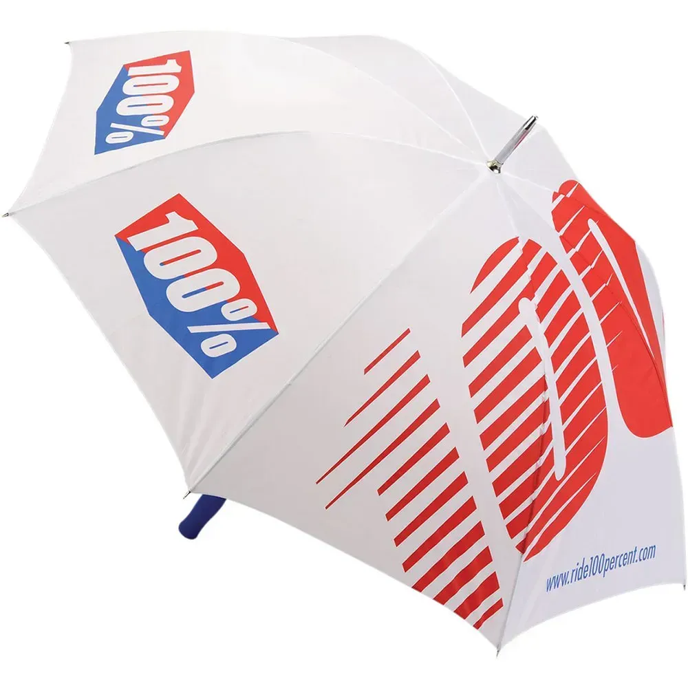 100percent Regenschirm - White / Red - One Size