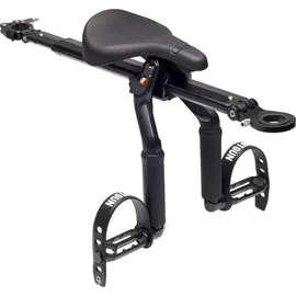 Shotgun Kids Ride Shotgun Pro 2.0 MTB Front Kindersitz/Lenker Combo Set, schwarz