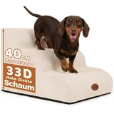 Hundetreppe für Kleine, ältere & Verletzte Hunde und Katzen, Haustiertreppe