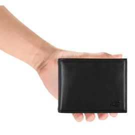 CAMEL ACTIVE Wood Horizontal Wallet Herren Geldbörse schwarz