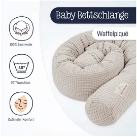 Julius Zöllner Nestchenschlange Waffelpiqué 180 cm