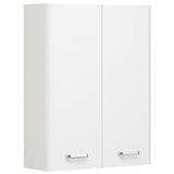 Pelipal Badezimmer Hängeschrank Quickset 359 in Weiß Hochglanz, 53 cm breit | Bad Wandschrank mit 2 Türen und 2 Einlegeböden