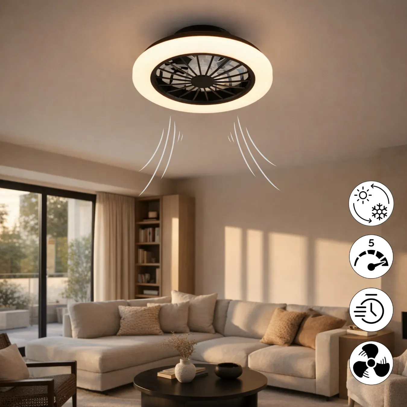 HANSEATIC LED Deckenleuchte 