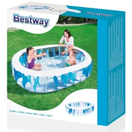 BESTWAY Pool Elliptic Planschbecken 229 x 152 x 51 cm (54066)